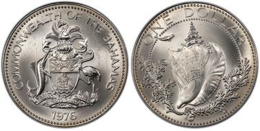 1976-FM $1 KM-65 MS65