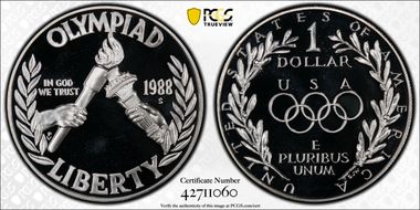 1988-S $1 Olympic PR68DCAM