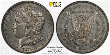 1879-S $1 Reverse of 1878 AU50