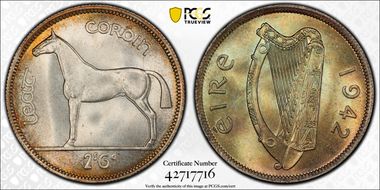 1942 1/2 Cr MS66
