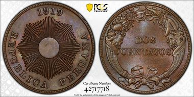 1919 2C KM-A212 MS65BN