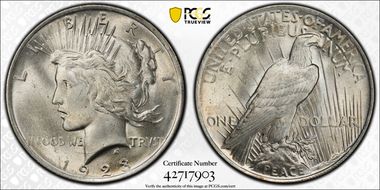 1923 $1 MS64
