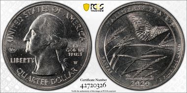 2020-W 25C Tallgrass Prairie NP V75 MS65