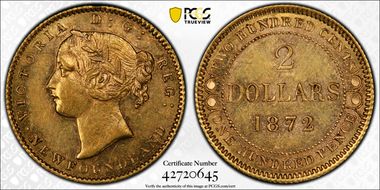 1872 $2 AU58