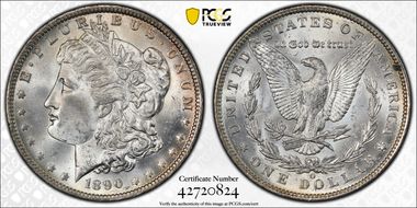 1890-O $1 MS64