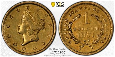 1851 G$1 XF45