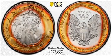 2004 $1 Silver Eagle MS68