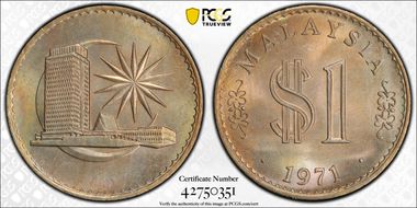 1971 Ringgit MS66