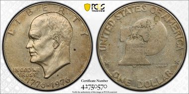 1976-S $1 Silver PR50