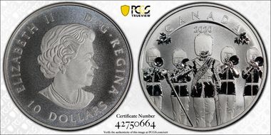 2020 $10 Changing of the Guard Matte O Canada! PR70DCAM