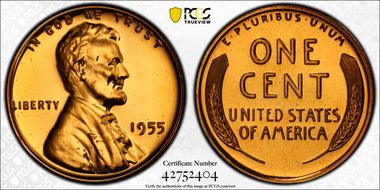 1955 1C PR67RD