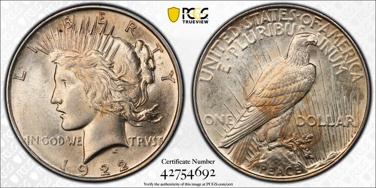 Cert 42754692 - Coin Image