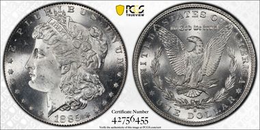 1885-S $1 MS66