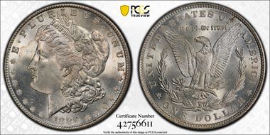 1886 $1 MS63