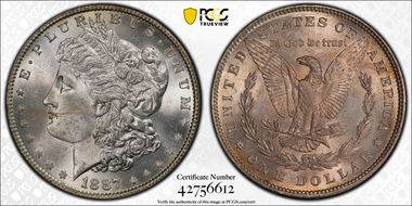 1887 $1 MS63