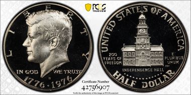 1976-S 50C Clad PR69DCAM