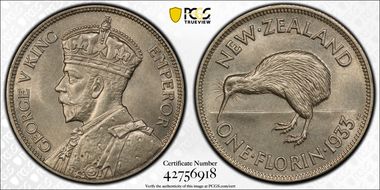 1933 Florin KM-4 Ag MS66