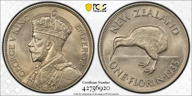 1935 Florin MS64