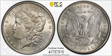 1901 $1 MS64