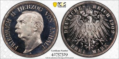 1909-A 3 Mk J-23 PR65DCAM