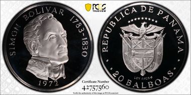1972-FM 20 B Simon Bolivar PR68DCAM
