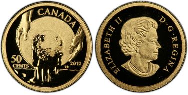 2012 50C Cariboo Gold Rush PR70DCAM