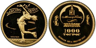 2006 1000 T Dancing Queen - Ice Skating PR68DCAM