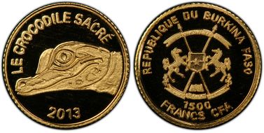 2013 1500 Fr Sacred Crocodile Au PR69DCAM