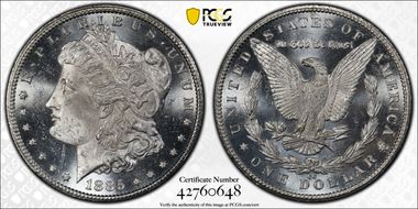 1885-CC $1 MS63PL