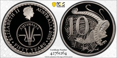2016 10C 50 Yrs Decimal Currency PR69DCAM
