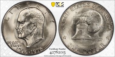 1976-D $1 Type 1 MS65