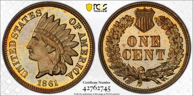 1861 1C PR65