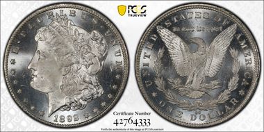 1892-CC $1 MS65