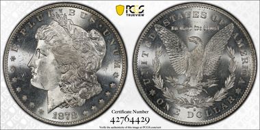 1878-S $1 MS64