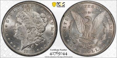 1885-CC $1 GSA Hoard MS62