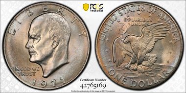 1971 $1 MS66+