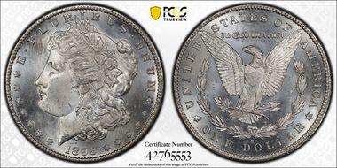 1895-S $1 MS65+