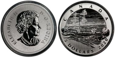 2020 $5 Hudson's Bay Company 350th Anniversary SP70