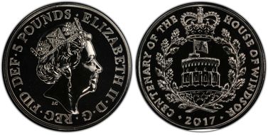 2017 £5 S-L49 House of Windsor MS69