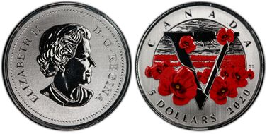 2020 $5 Remembrance Day SP69