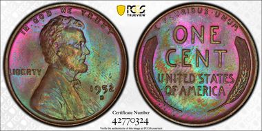 1952-D 1C MS66BN