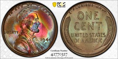 1944-D 1C MS67BN