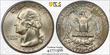 1935 25C MS67+