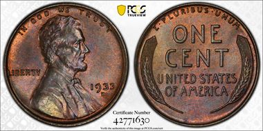 1933-D 1C MS65BN