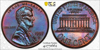 1997-D 1C MS65BN