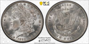 1890-O $1 MS66