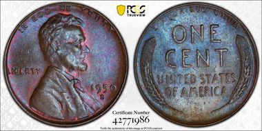 1950-S 1C MS65BN