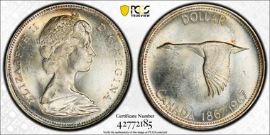 1967 S$1 MS62