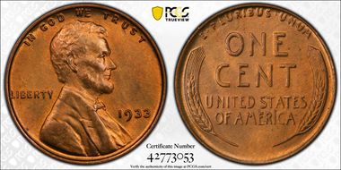 1933 1C MS65RB
