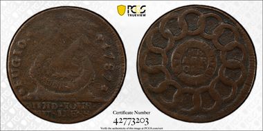 1787 Fugio 1C States United, 4 Cinq N1BN